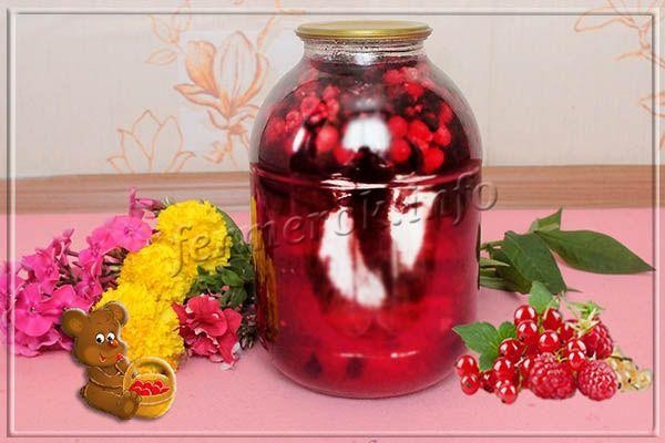 Компот из малины