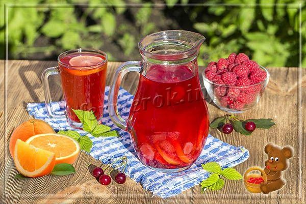 Компот из малины