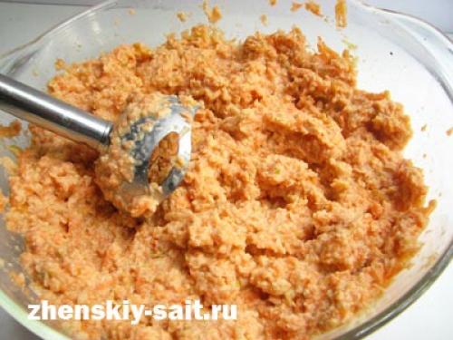 Диетический морковный торт.