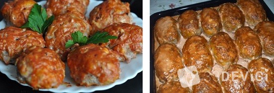 Рецепт ленивых голубцов в духовке