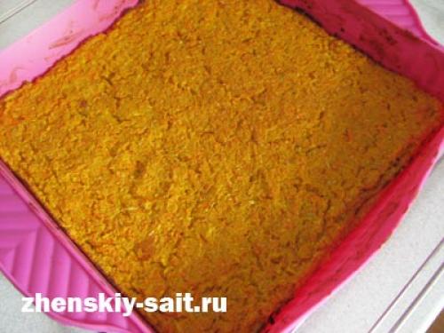 Диетический морковный торт.