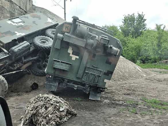 Грузовики ВСУ попали в масштабное ДТП в Харьковской области