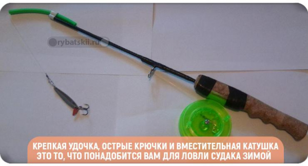 Зимняя ловля судака на тюльку и подготовка к рыбалке