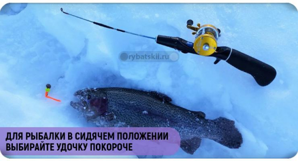 Оснастка зимней форелевой удочки и выбор инструмента
