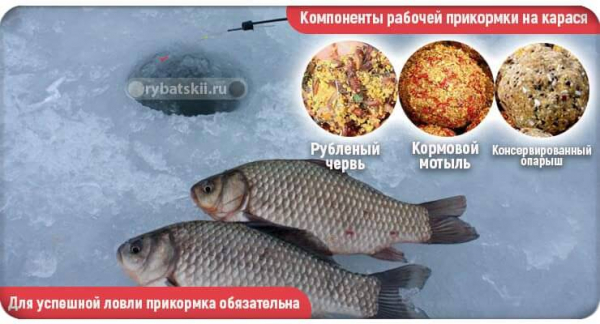 Ловля карася зимой со льда и подготовка снастей