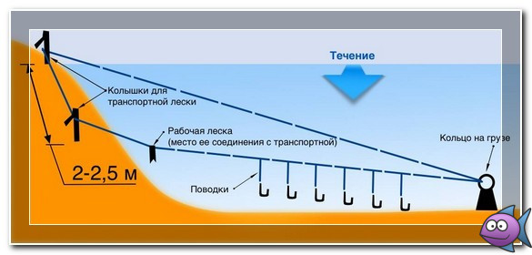 Ловля на резинку с берега