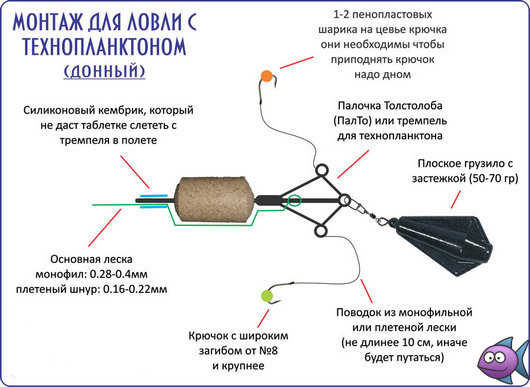 Снасти для ловли толстолобика