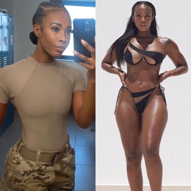 Девушки в форме и без неё (25 фото)